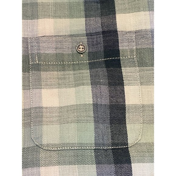 Tommy Bahama Jeans Casual Button Down Men Size Extra Large Green Short Sleeve - Picture 7 of 7